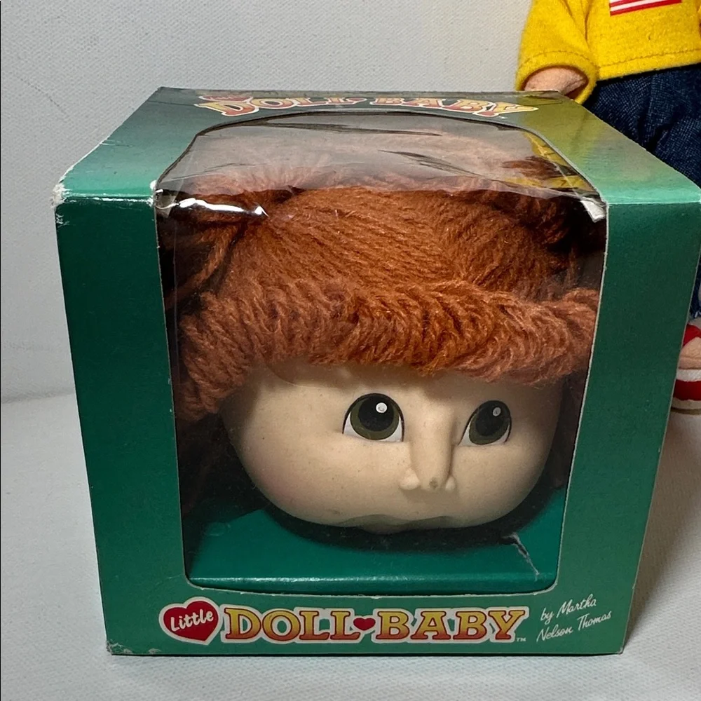 2 VINTAGE RED HEAD DOLLS